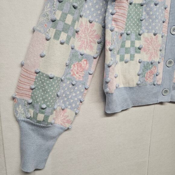 NWT Matilda Jane Heart to Heart Waltz of the Flowers Patchwork Cardigan - Picture 6 of 12